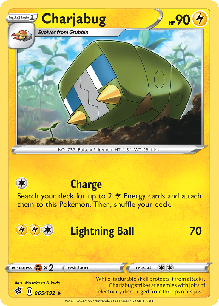 Charjabug (065/192) [Sword & Shield: Rebel Clash] Reverse Holofoil
