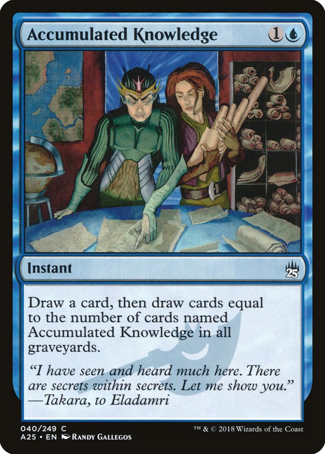 Accumulated Knowledge [Masters 25] Foil