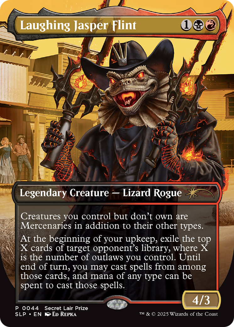 Laughing Jasper Flint [Secret Lair Showdown] Foil