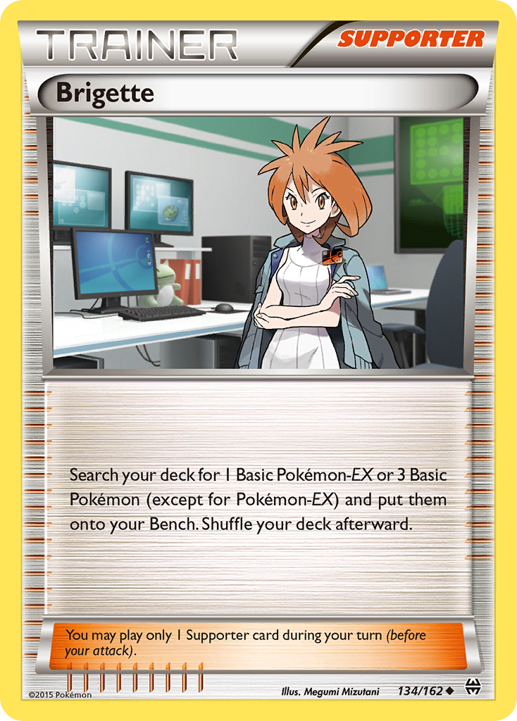 Brigette (134/162) [XY: BREAKthrough] Reverse Holofoil
