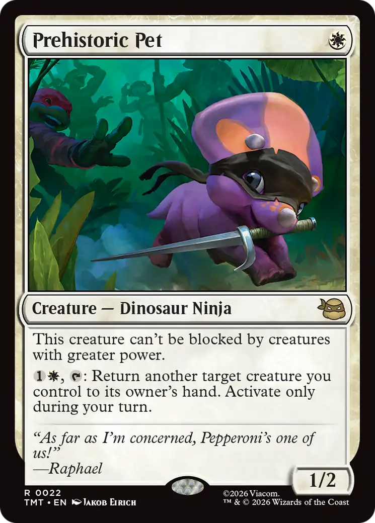 Prehistoric Pet [Teenage Mutant Ninja Turtles] Foil