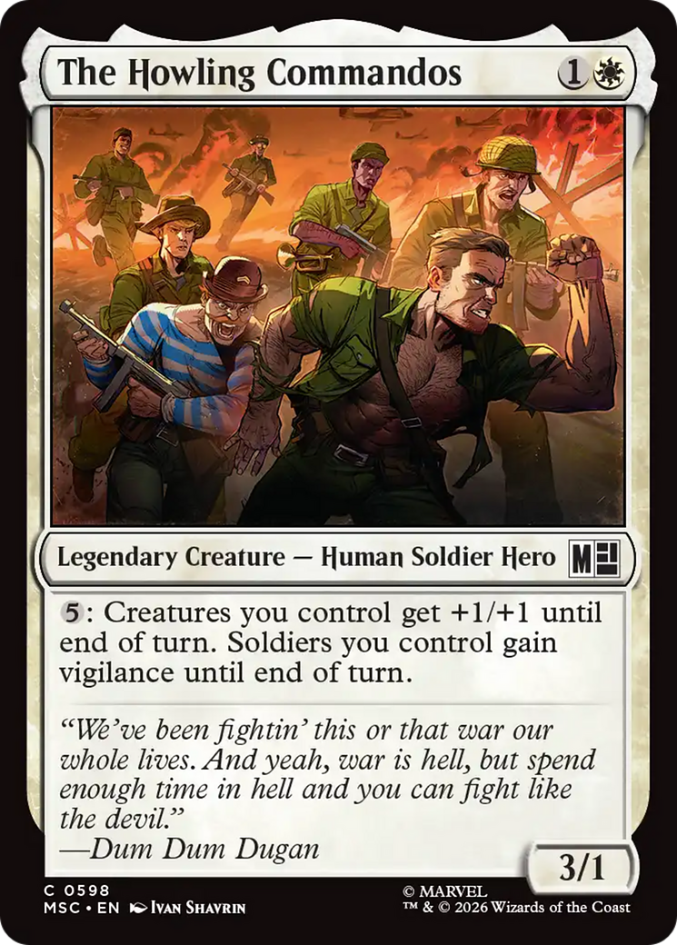 The Howling Commandos [Marvel Super Heroes Commander] Foil