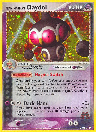 Team Magma's Claydol (8/95) [EX: Team Magma vs Team Aqua] Reverse Holofoil