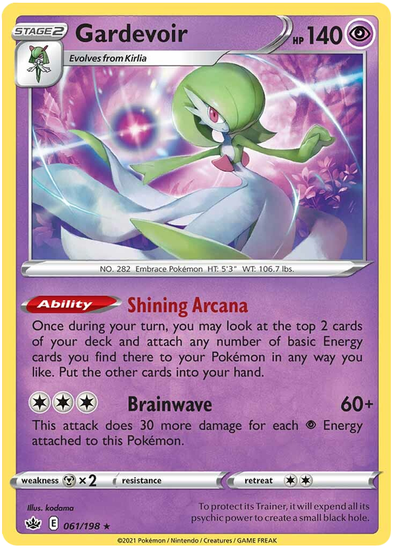 Gardevoir (061/198) [Sword & Shield: Chilling Reign] Reverse Holofoil