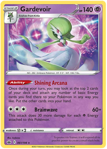 Gardevoir (061/198) [Sword & Shield: Chilling Reign] Reverse Holofoil