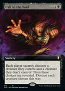 Call to the Void (Extended Art) [Commander Legends: Battle for Baldur's Gate] Foil