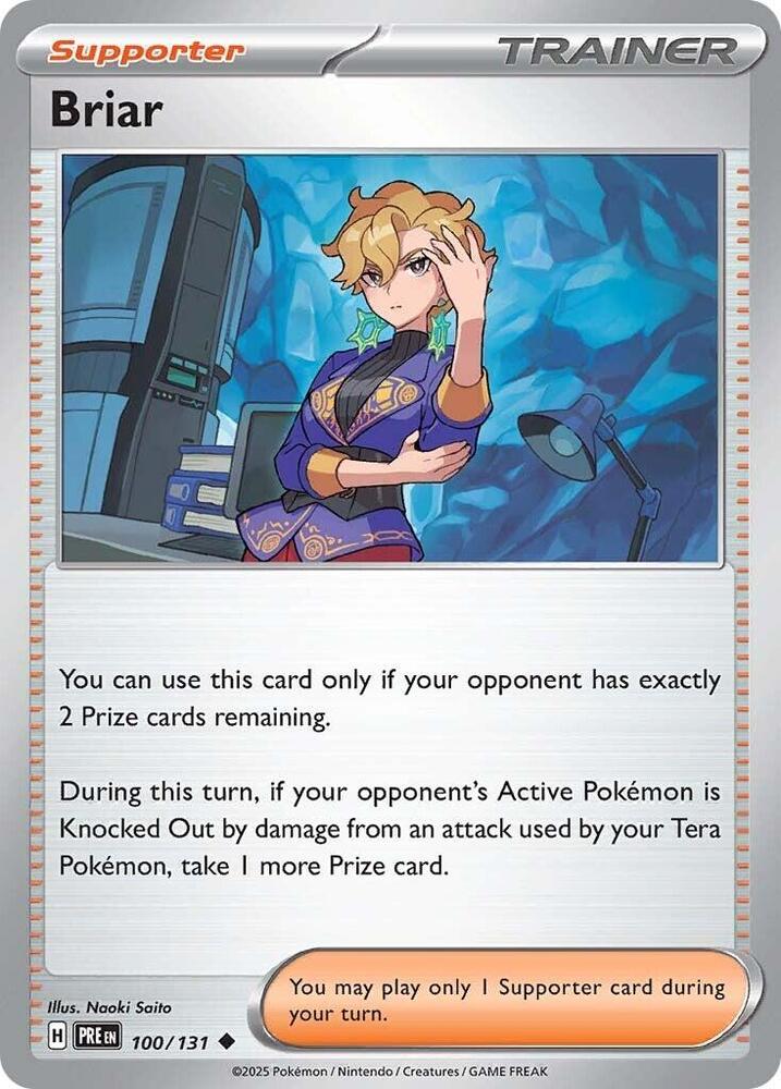 Briar (100/131) [Scarlet & Violet: Prismatic Evolutions] Reverse Holofoil