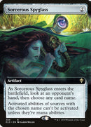 Sorcerous Spyglass (Extended Art) [Throne of Eldraine] Foil
