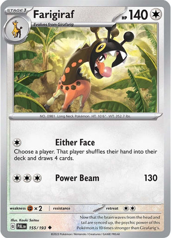 Farigiraf (155/193) [Scarlet & Violet: Paldea Evolved] Reverse Holofoil