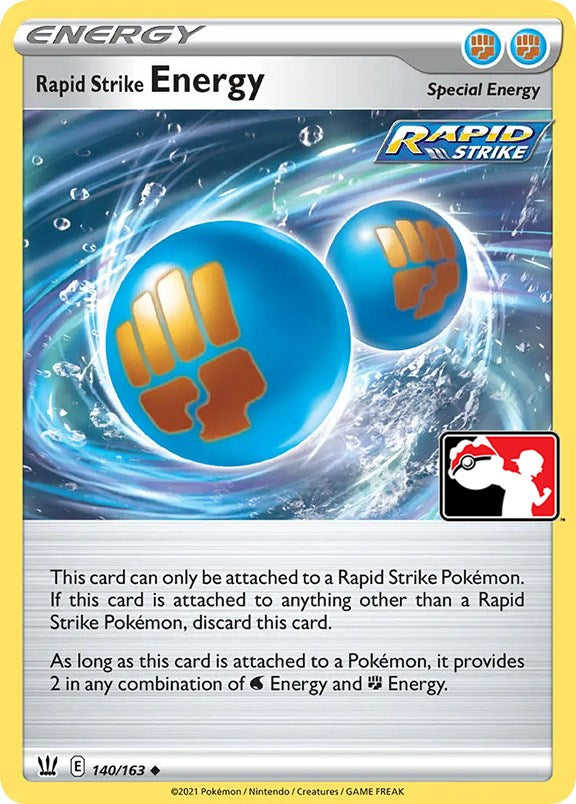 Rapid Strike Energy (140/163) [Prize Pack Series Two] Holofoil