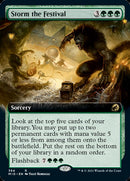 Storm the Festival (Extended Art) [Innistrad: Midnight Hunt] Foil