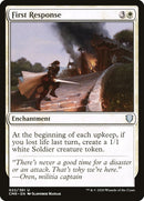 First Response [Commander Legends] Foil