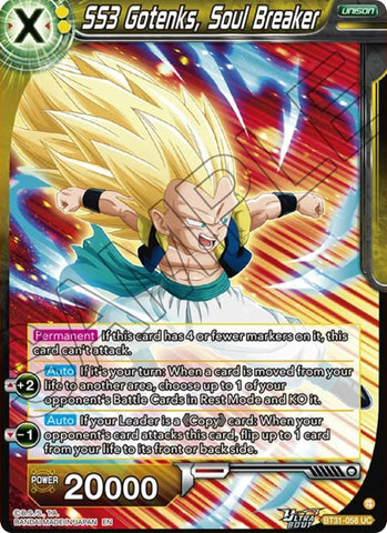 SS3 Gotenks, Soul Breaker (BT31-058) [Impact Beyond Dimensions] Parallel Foil