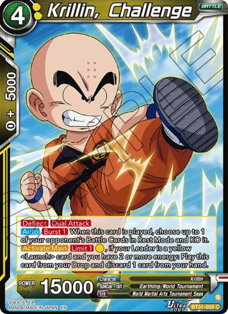 Krillin, Challenge (BT31-059) [Impact Beyond Dimensions] Parallel Foil