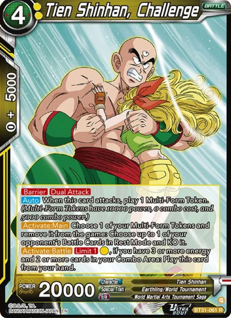 Tien Shinhan, Challenge (BT31-061) [Impact Beyond Dimensions] Parallel Foil