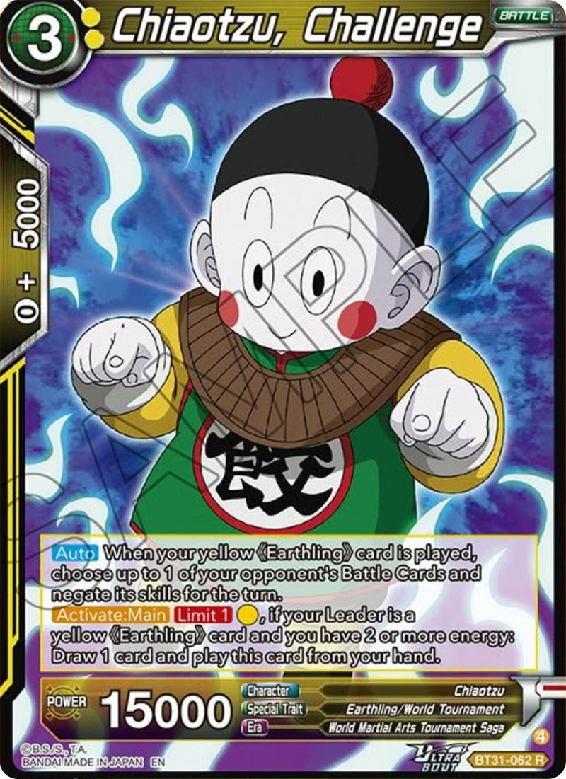 Chiaotzu, Challenge (BT31-062) [Impact Beyond Dimensions] Parallel Foil