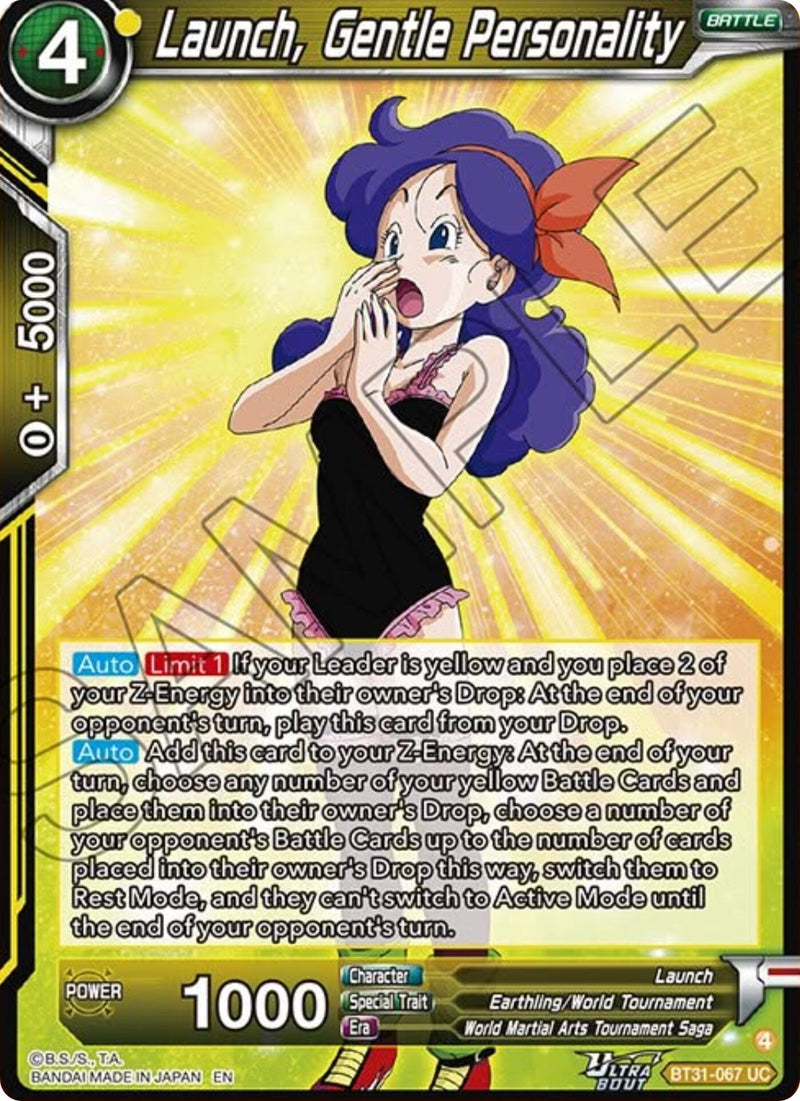 Launch, Gentle Personality (BT31-067) [Impact Beyond Dimensions] Parallel Foil