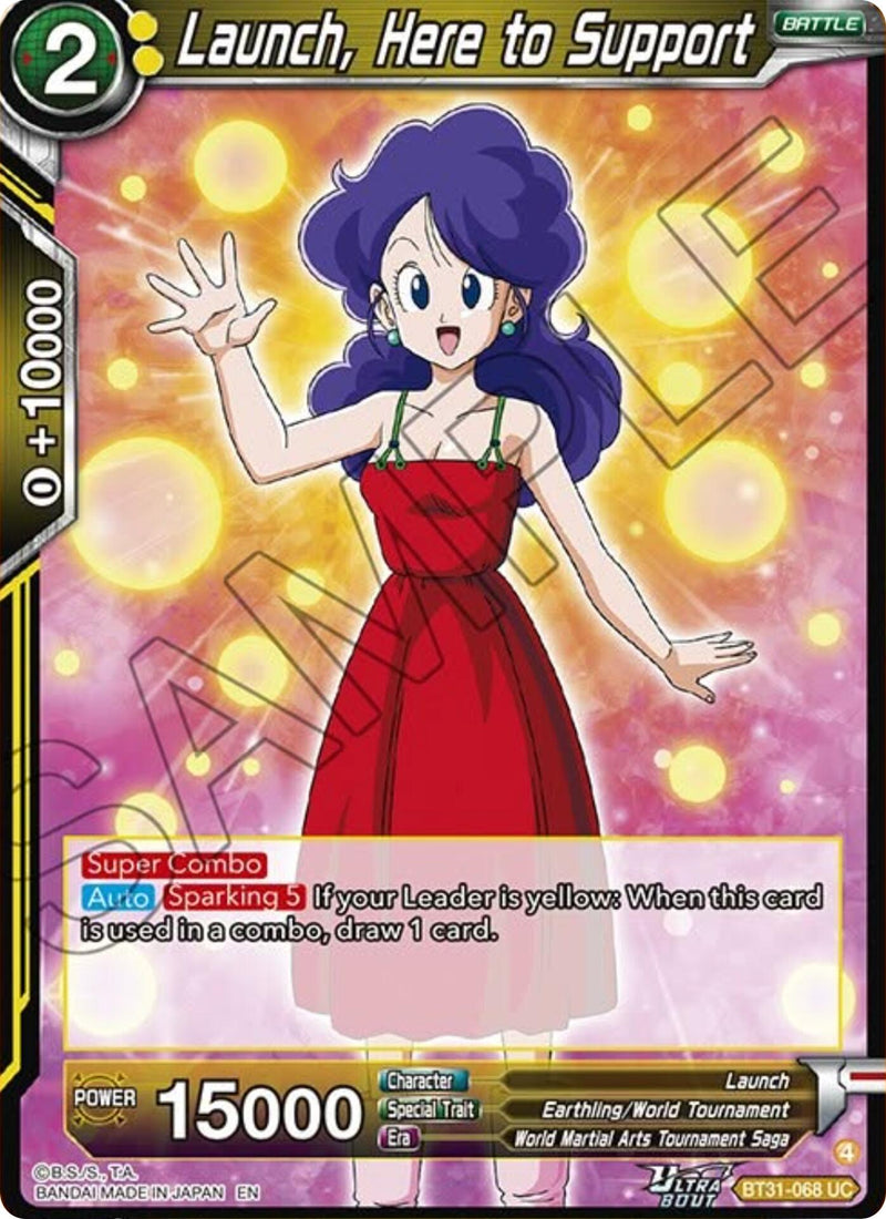 Launch, Here to Support (BT31-068) [Impact Beyond Dimensions] Parallel Foil