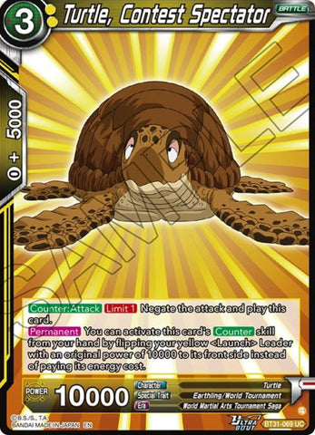 Turtle, Contest Spectator (BT31-069) [Impact Beyond Dimensions] Parallel Foil
