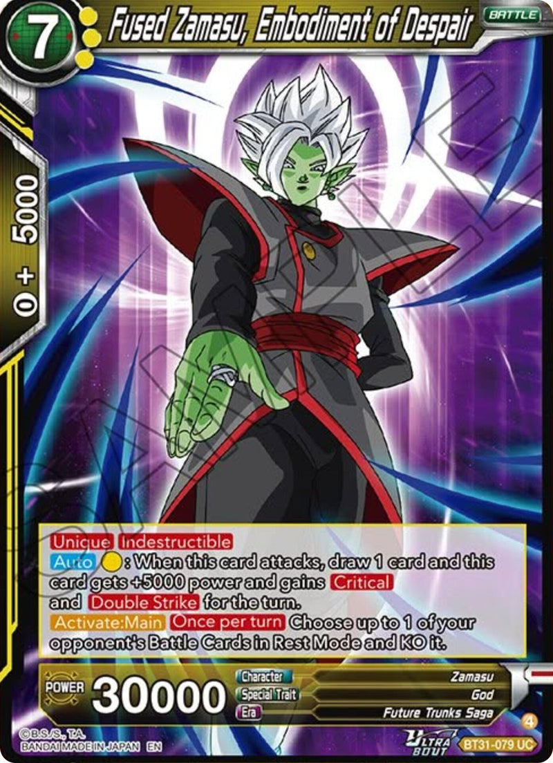 Fused Zamasu, Embodiment of Despair (BT31-079) [Impact Beyond Dimensions] Parallel Foil
