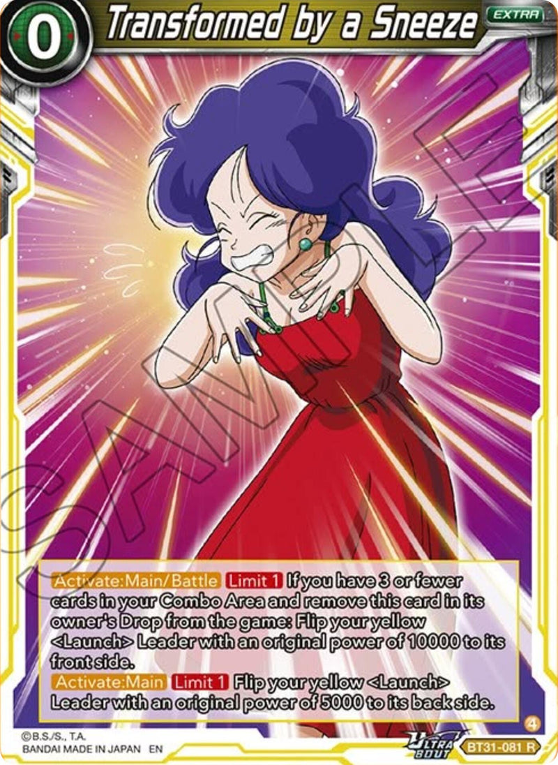 Transformed by a Sneeze (BT31-081) [Impact Beyond Dimensions] Parallel Foil