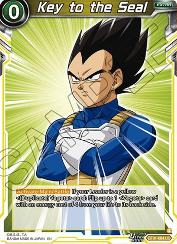 Key to the Seal (BT31-084) [Impact Beyond Dimensions] Parallel Foil