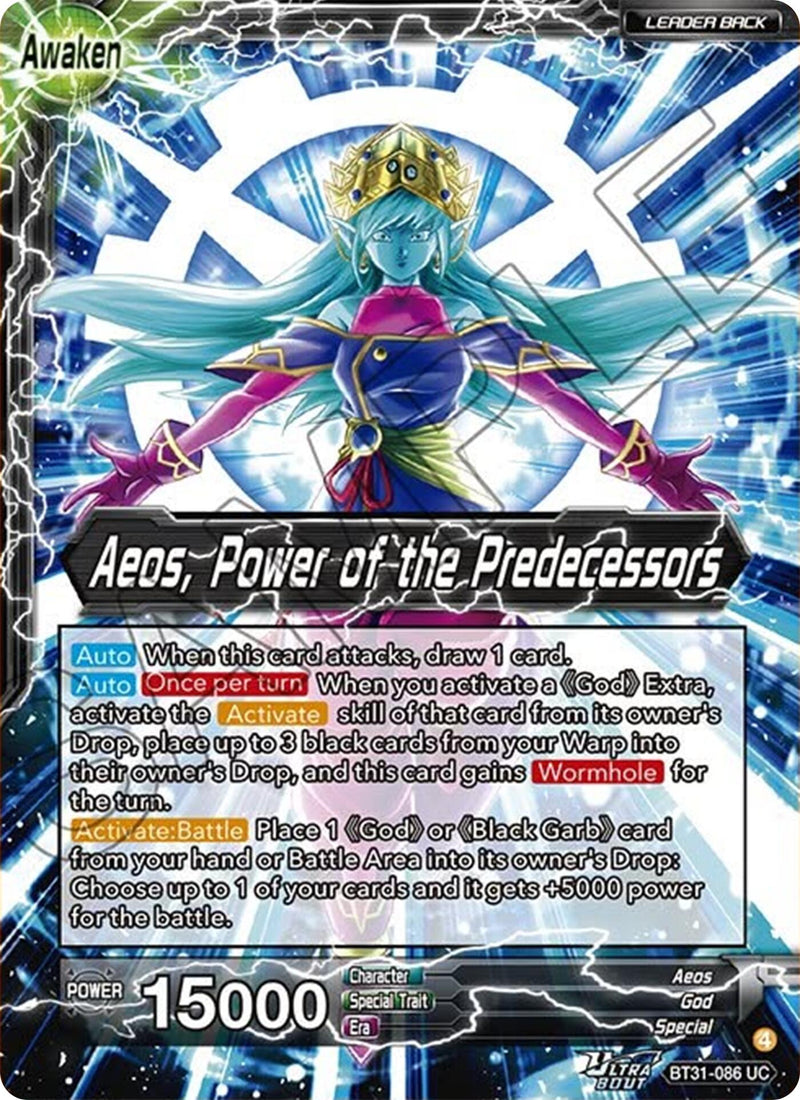 Aeos // Aeos, Power of the Predecessors (BT31-086) [Impact Beyond Dimensions] Parallel Foil