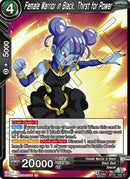 Female Warrior in Black, Thist for Power (BT31-105) [Impact Beyond Dimensions] Parallel Foil