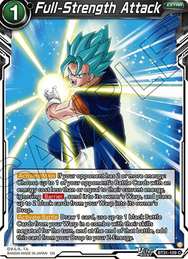 Full-Strength Attack (BT31-109) [Impact Beyond Dimensions] Parallel Foil