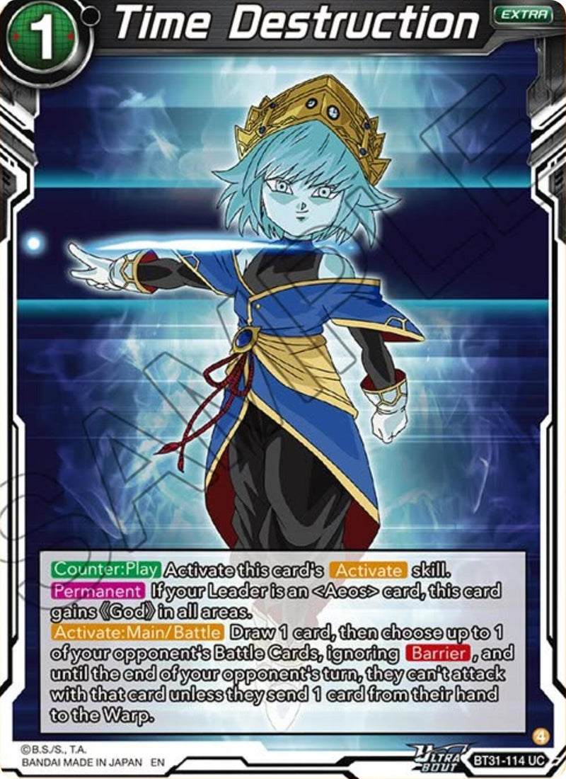 Time Destruction (BT31-114) [Impact Beyond Dimensions] Parallel Foil
