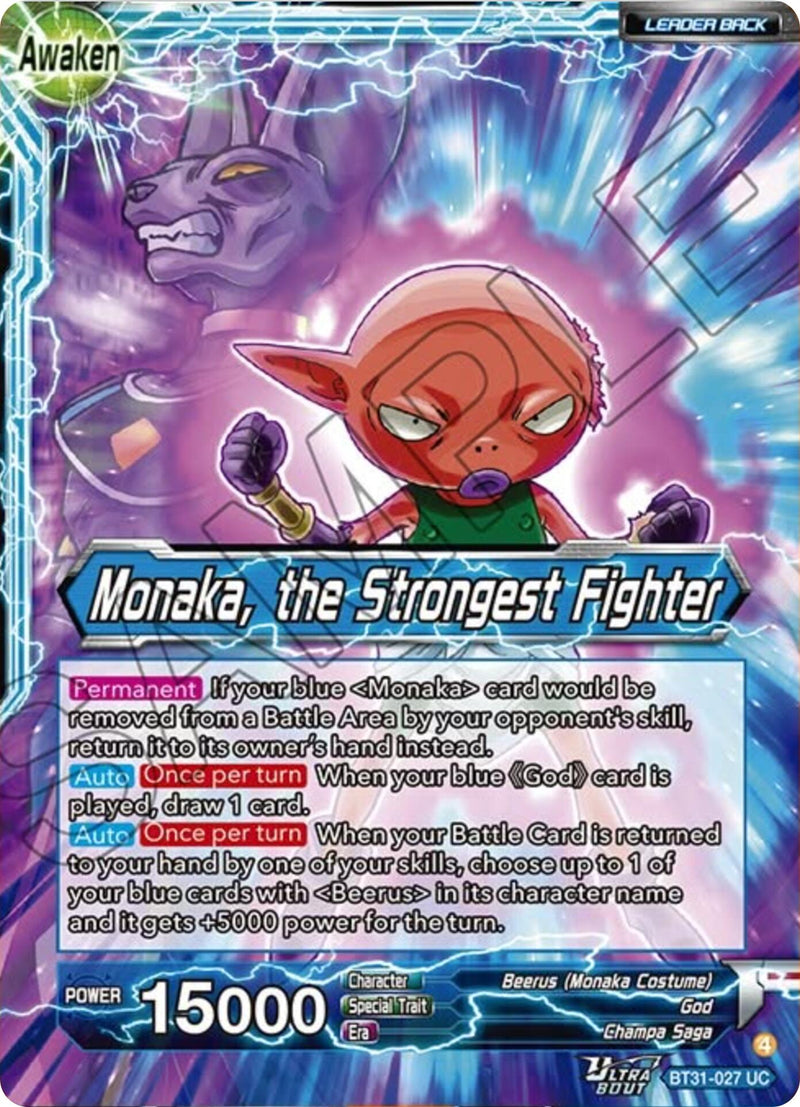 Monaka // Monaka, the Strongest Fighter (BT31-027) [Impact Beyond Dimensions] Parallel Foil