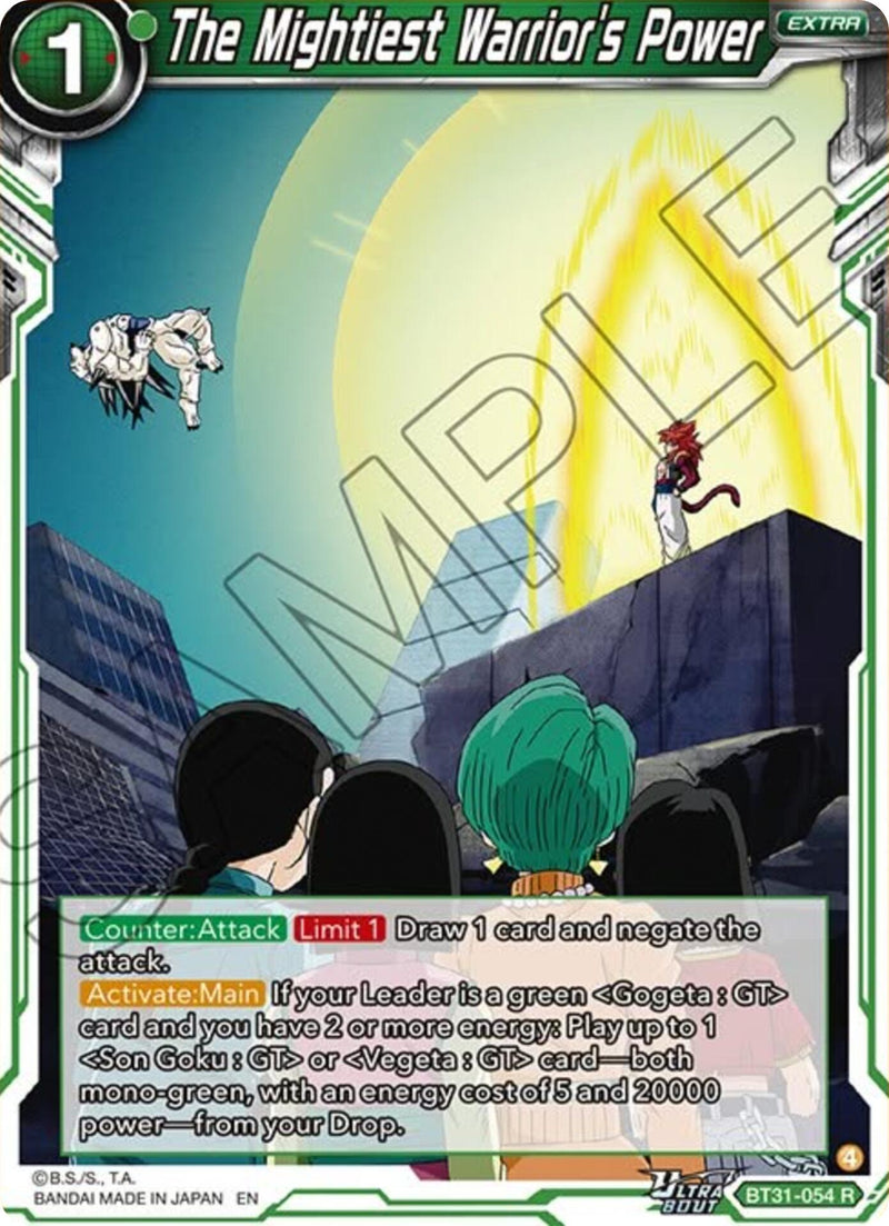 The Mightiest Warrior's Power (BT31-054) [Impact Beyond Dimensions] Parallel Foil