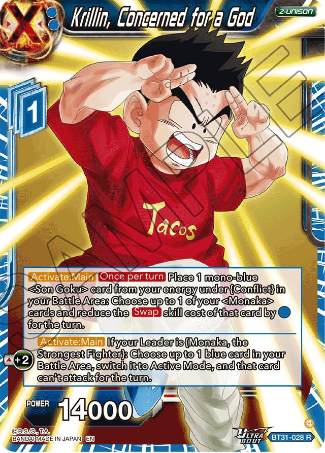 Krillin, Concerned for a God (BT31-028) [Impact Beyond Dimensions] Parallel Foil
