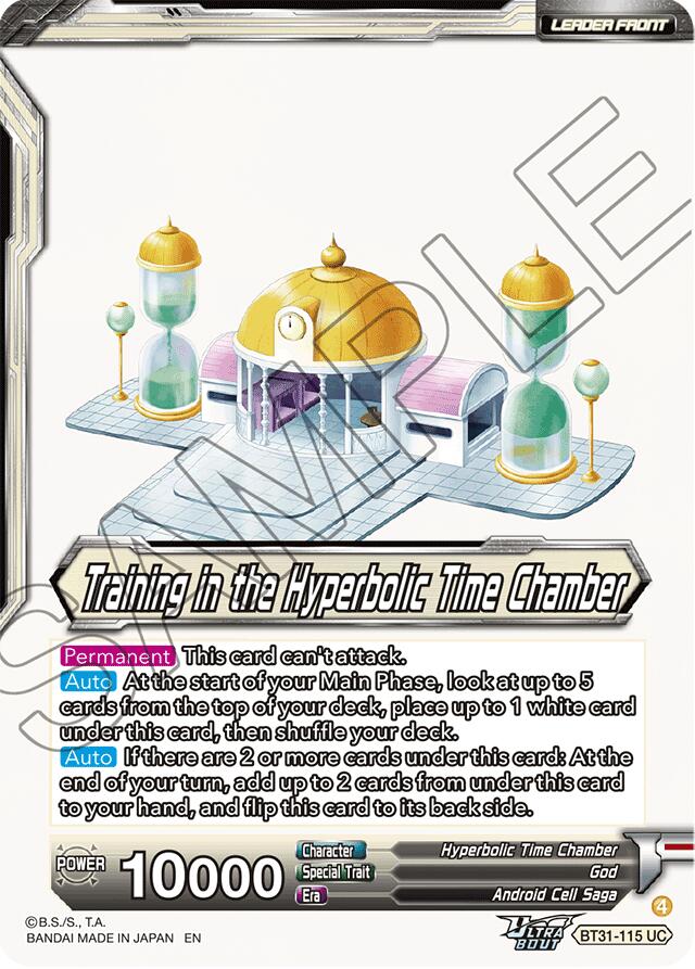 Training in the Hyperbolic Time Chamber // Completed Training in the Hyperbolic Time Chamber (BT31-115) [Impact Beyond Dimensions] Parallel Foil