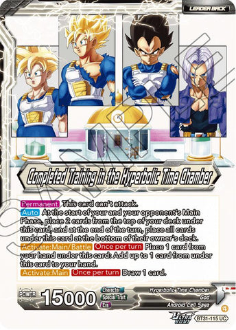 Training in the Hyperbolic Time Chamber // Completed Training in the Hyperbolic Time Chamber (BT31-115) [Impact Beyond Dimensions] Parallel Foil