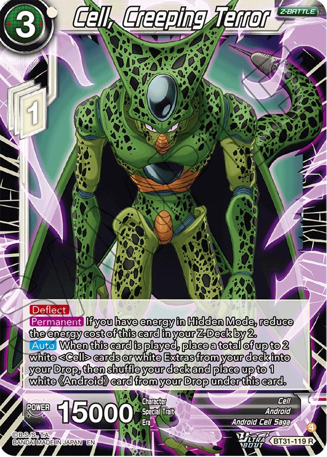 Cell, Creeping Terror (BT31-119) [Impact Beyond Dimensions] Parallel Foil