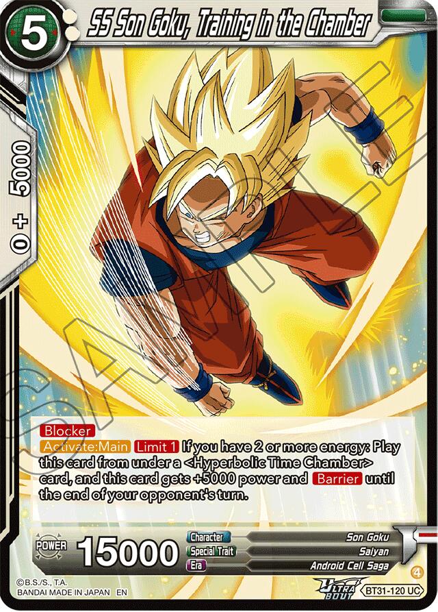 SS Son Goku, Training in the Chamber (BT31-120) [Impact Beyond Dimensions] Parallel Foil