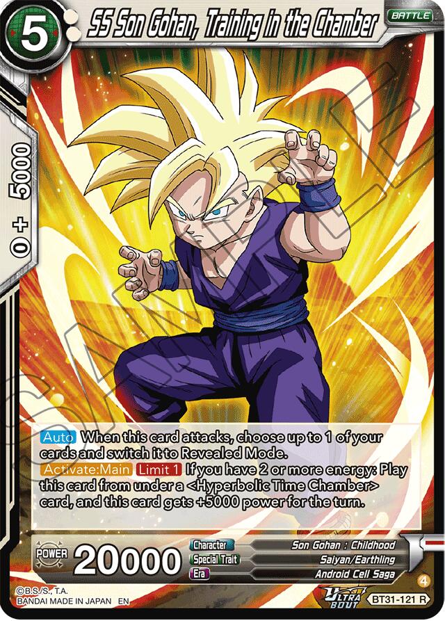 SS Son Gohan, Training in the Chamber (BT31-121) [Impact Beyond Dimensions] Parallel Foil
