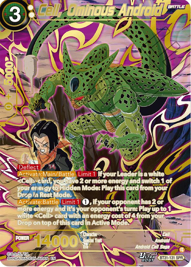 Cell, Ominous Android (SPR) (BT31-131) [Impact Beyond Dimensions] Parallel Foil