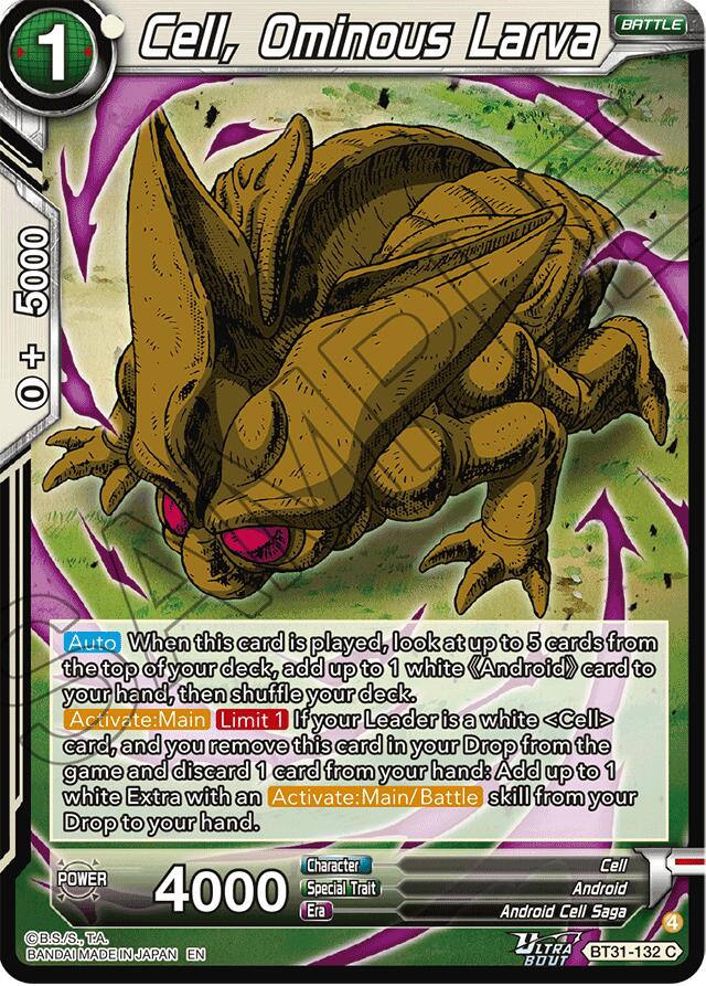 Cell, Ominous Larva (BT31-132) [Impact Beyond Dimensions] Parallel Foil