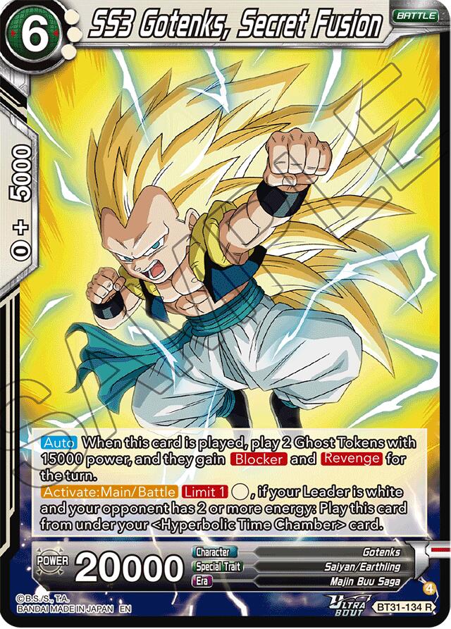 SS3 Gotenks, Secret Fusion (BT31-134) [Impact Beyond Dimensions] Parallel Foil