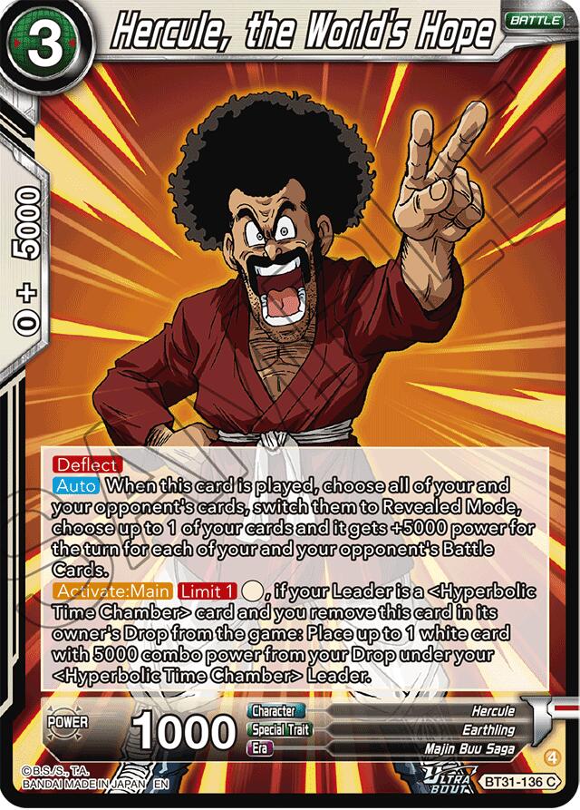Hercule, the World's Hope (BT31-136) [Impact Beyond Dimensions] Parallel Foil