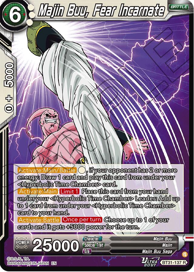 Majin Buu, Fear Incarnate (BT31-137) [Impact Beyond Dimensions] Parallel Foil