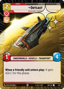 Outcast - Mercenary Starship (543) (Hyperspace Foil) (543) [Ashes of the Empire]
