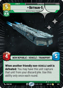 Bothan-5 - New Republic Prison Ship (630) (Hyperspace Foil) (630) [Ashes of the Empire]