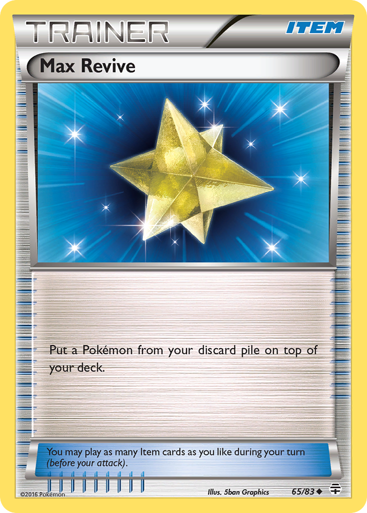 Max Revive (65/83) [XY: Generations] Reverse Holofoil