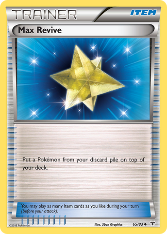 Max Revive (65/83) [XY: Generations] Reverse Holofoil