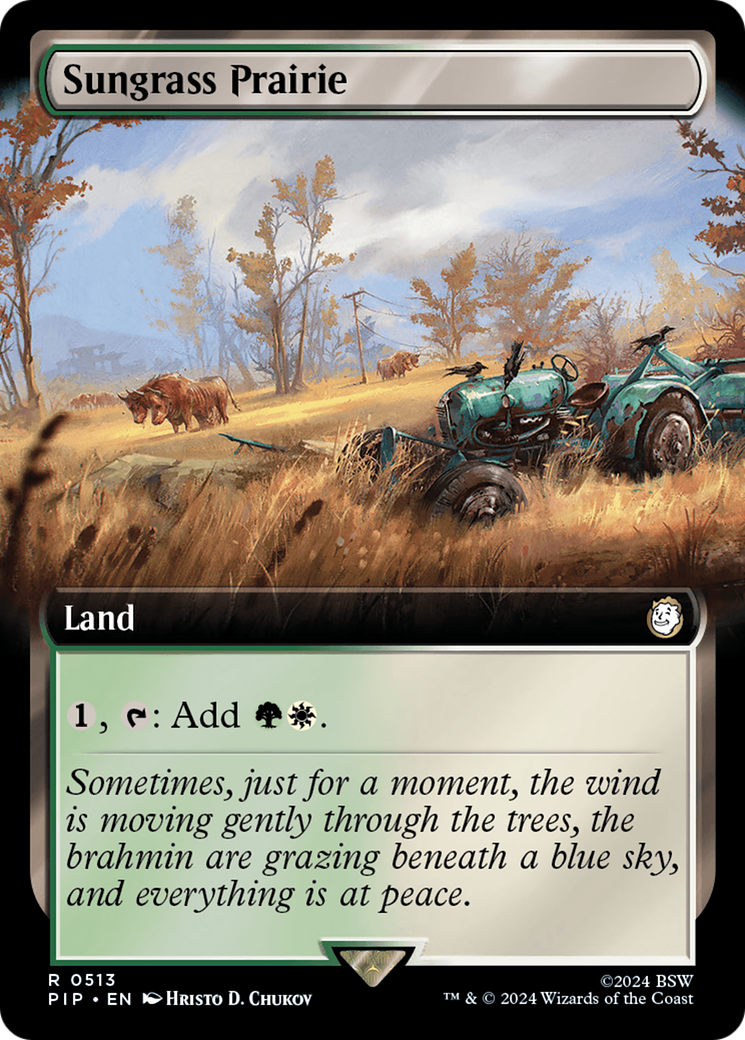 Sungrass Prairie (Extended Art) [Fallout] Foil