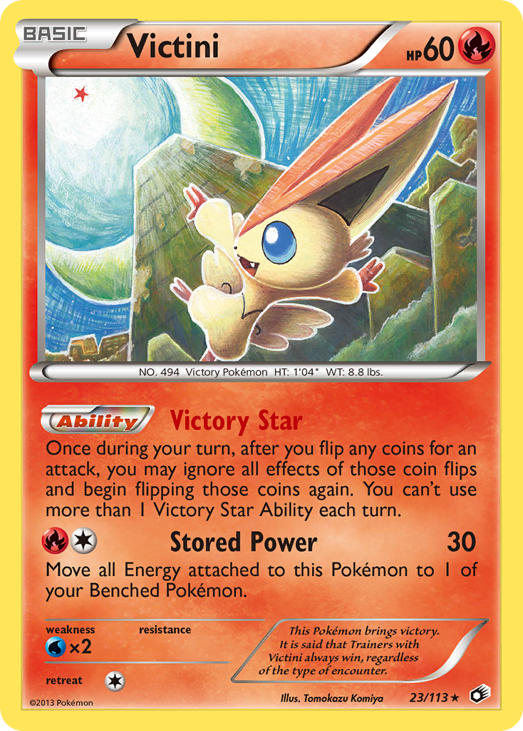 Victini (23/113) [Black & White: Legendary Treasures] Reverse Holofoil