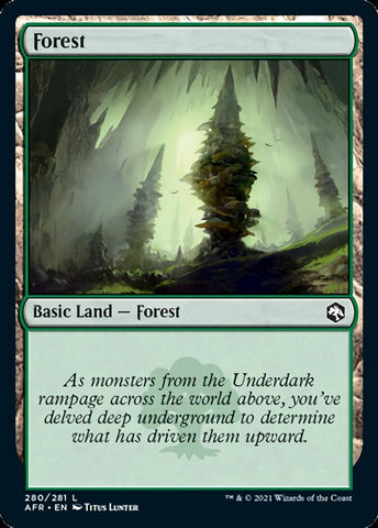 Forest (280) [Dungeons & Dragons: Adventures in the Forgotten Realms] Foil